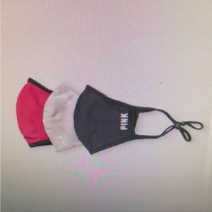 Pink Victoria’s Secret reusable masks 3 pack Camo New